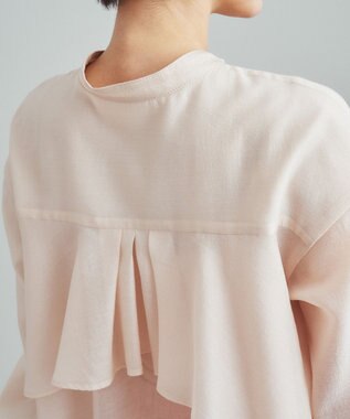 GRACE CONTINENTAL バックコンシャスブルゾン ベージュ