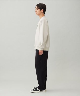 UNFILO MENS 【男女兼用】BEAUTY FORM JERSEY ロゴ クルー グレージュ