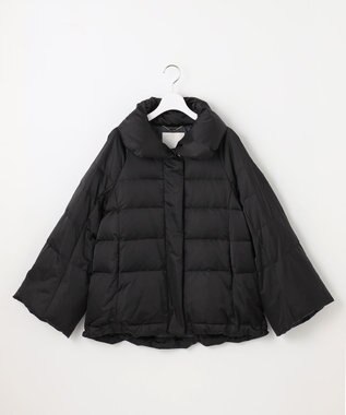 自由区 S 【撥水加工・洗える】ブライトダウンテントライン ダウンコート ミッドナイト