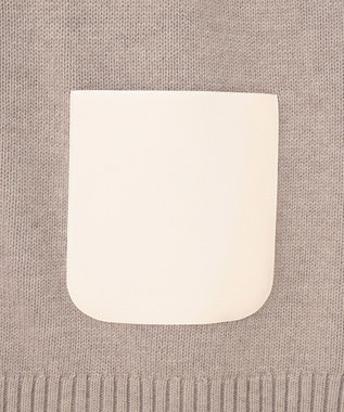 BEIGE， 【洗える】LEADER / フェイクレザーポケットオーバーサイズカーディガン Taupe