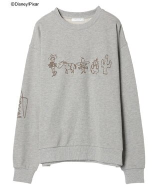 Green Parks ＴＯＹ　ＳＴＯＲＹ／フロッキー裏毛プルオーバーII Gray Mixture