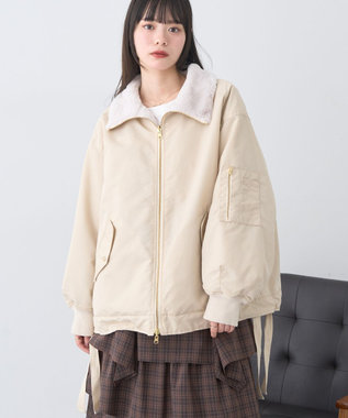 earth music&ecology リバーシブルMA-1