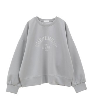 Green Parks ロゴ刺繍ダンボールプルオーバー Gray