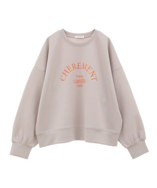 Green Parks ロゴ刺繍ダンボールプルオーバー Beige