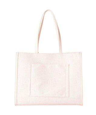 Maison de FLEUR ツイードキャリーオントートバッグ Pink