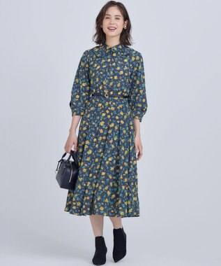 組曲 パールメタルバックルリバーシブル ベルト ブラック×グリーン系