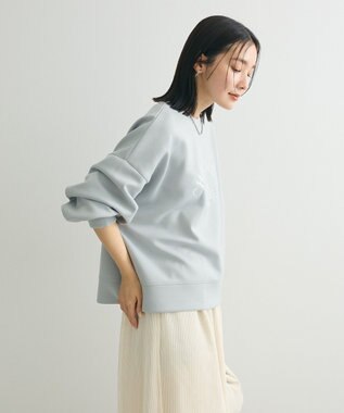 Green Parks ロゴ刺繍ダンボールプルオーバー Gray