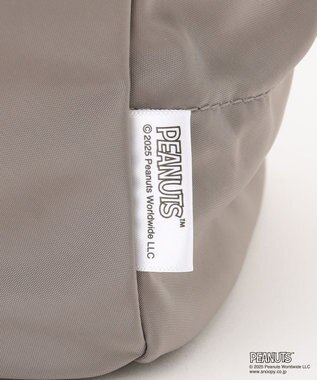 Y'SACCS SNOOPYデザイン 2way巾着トート(クッキー） グレー