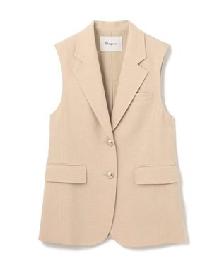 GRACE CONTINENTAL ブッチャーテーラーベスト ベージュ