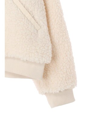 Green Parks ・Ｄｏｕｂｌｅ　Ｆｌａｇｓ　　ボアブルゾン Ivory