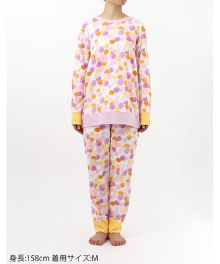 tsumori chisato SLEEP ツモリチサト パジャマ 長袖 長ズボン ルームウェア 綿100%(本体) 接結天竺素材 上下セット かぶりタイプ tsumori chisato SLEEP UDX551 /ワコール ピンク