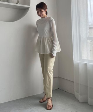 UNFILO ペプラムラッシュガード オフ