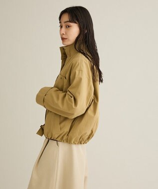 CRAFT STANDARD BOUTIQUE ジップアップミリタリージャケット Beige