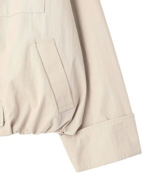 CRAFT STANDARD BOUTIQUE ジップアップミリタリージャケット Ecru