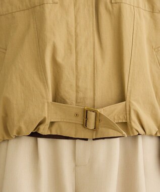 CRAFT STANDARD BOUTIQUE ジップアップミリタリージャケット Beige