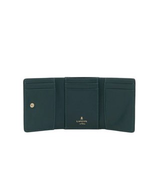 LANVIN en Bleu リュクサンブール 口金二つ折り財布 ディープグリーン