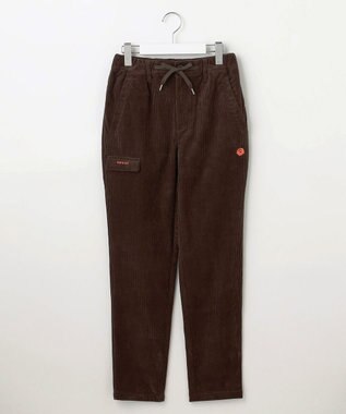 PW CIRCULUS 【WOMEN】コーデュロイ テーパードパンツ ダークブラウン系