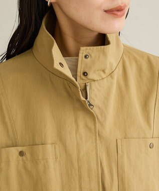 CRAFT STANDARD BOUTIQUE ジップアップミリタリージャケット Beige