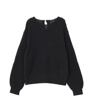AMERICAN HOLIC ルーズニットプルオーバー Black