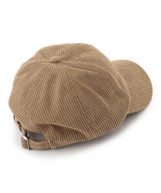 UNFILO コーデュロイ キャップ キャメル