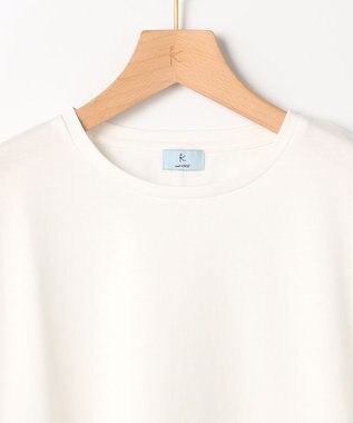 組曲 GIZAコットンドルマンスリーブ Tシャツ アイボリー系