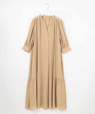 自由区 【カタログ掲載】ソフトシルクビエラ ワンピース ベージュ