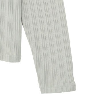 earth music&ecology ランダムチェーンリブバックレースプルオーバー Light Green