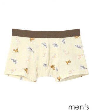 une nana cool 猫プリント メンズボクサーパンツ WH