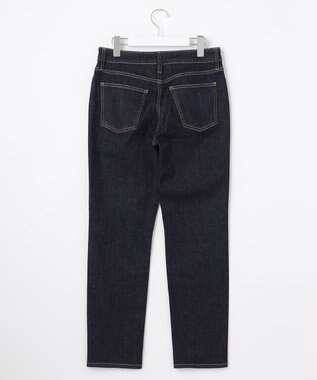 自由区 【XSサイズ～/洗える】365DENIM ストレートスリム パンツ ネイビー系