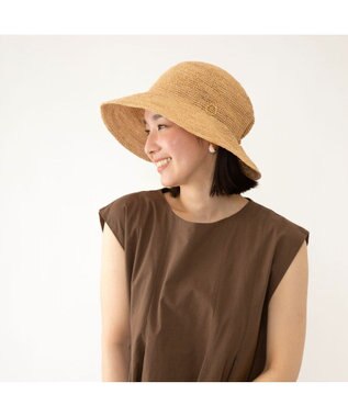 林八百吉商店 un chapeau　ラフィアハット ゴールド