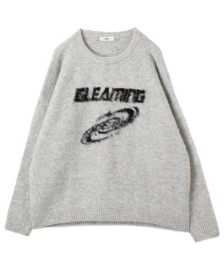 WEGO 【ユニセックス着用ITEM/MLサイズ展開】シャギーグラフィックプルオーバー グレー