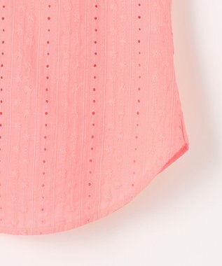 組曲 S エンブロイダリーレース ブラウス ピンク系