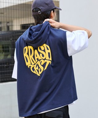 WEGO 【ユニセックス着用ITEM/2点SET】パーカーアンサンブルT（SS） ネイビー