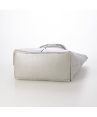 UNBILLION アトランタ ATLANTA / 牛革ハトメあおりトートS シルバーグレー