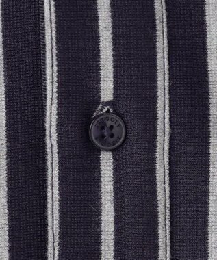 23区GOLF 【MEN】ストライプ 長袖シャツ ネイビー系2