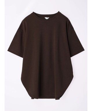 AMERICAN HOLIC 抗菌防臭　Ｄａｉｌｙ！　裾ラウンドカットチュニック1 Brown