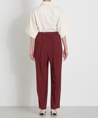 NAVE 【ReNAVE　洗える】バックサテンジョーゼット バーガンディ