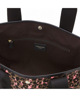 TOPKAPI 【TREASURE TOPKAPI】アニマルジャガード A4 トートバッグ ブラウン