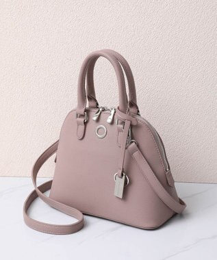 style code 【MERCURYDUO/マーキュリーデュオ】メタルアイレット　ハンドバッグ スモーキーピンク