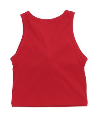 WEGO 【カップ付きインナー/SMサイズ展開】なちゅ盛れカップインアメスリタンク レッド