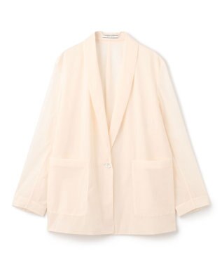 BEIGE， 【洗える/セットアップ対応】SPIGA / ショールカラーライトジャケット Ecru