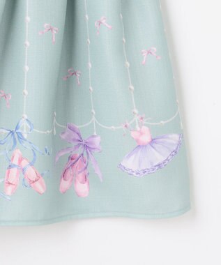 ANY KIDS メロディスカート ミント×バレエ