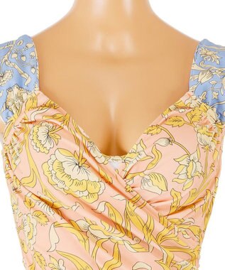 San-ai Resort（三愛水着楽園） 【SALE】【Reir　Premium】Columbia patch（Liberty Fabric)　 ワンピース水着 9号/11号 ピンク