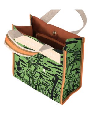 tsumori chisato CARRY サボテンと太陽 トートバッグ　Sサイズ グリーン