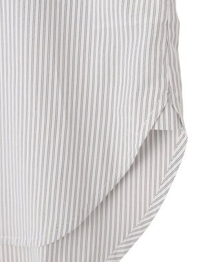 AMERICAN HOLIC 【イージーケア】ストライプVネックシャツ Off White