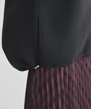 earth music&ecology フーディーダンボールジップブルゾン Black