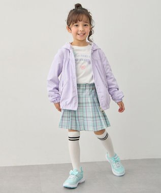 ANY KIDS 【綿100%】ロゴプリント 長袖Tシャツ オフホワイト