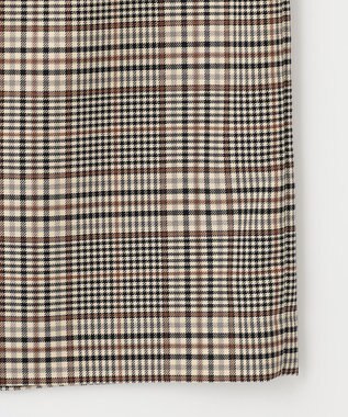 J.PRESS LADIES 【洗える】PL/Visストレッチチェック スカート ベージュ系3