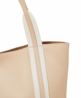 TOPKAPI 【TREASURE TOPKAPI】ソフトシュリンク テープコンビ A4 トート バッグ ペールベージュ