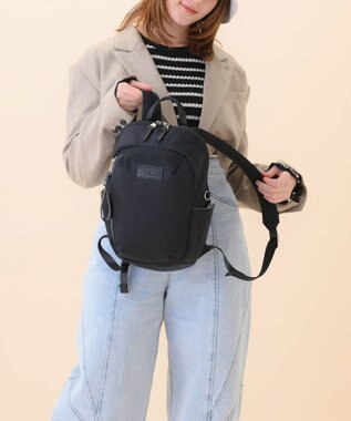 ACE BAGS & LUGGAGE W&.Day/Night クルホ ラウンドリュック 11.0インチタブレット収納 15296 ダブルアンドデイナイト ブラック